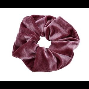 BOGO Large Deep Rose Velvet Scrunchy